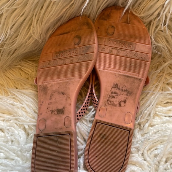 Melissa bow sandals sz 7 - Picture 3 of 3